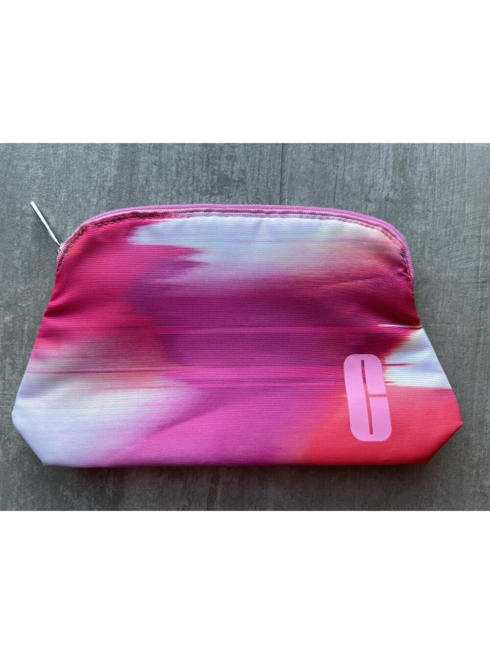 CLINIQUE Makeup Bag Zip Pouch Travel Case Purse Organizer Clutch Wallet Pink NEW